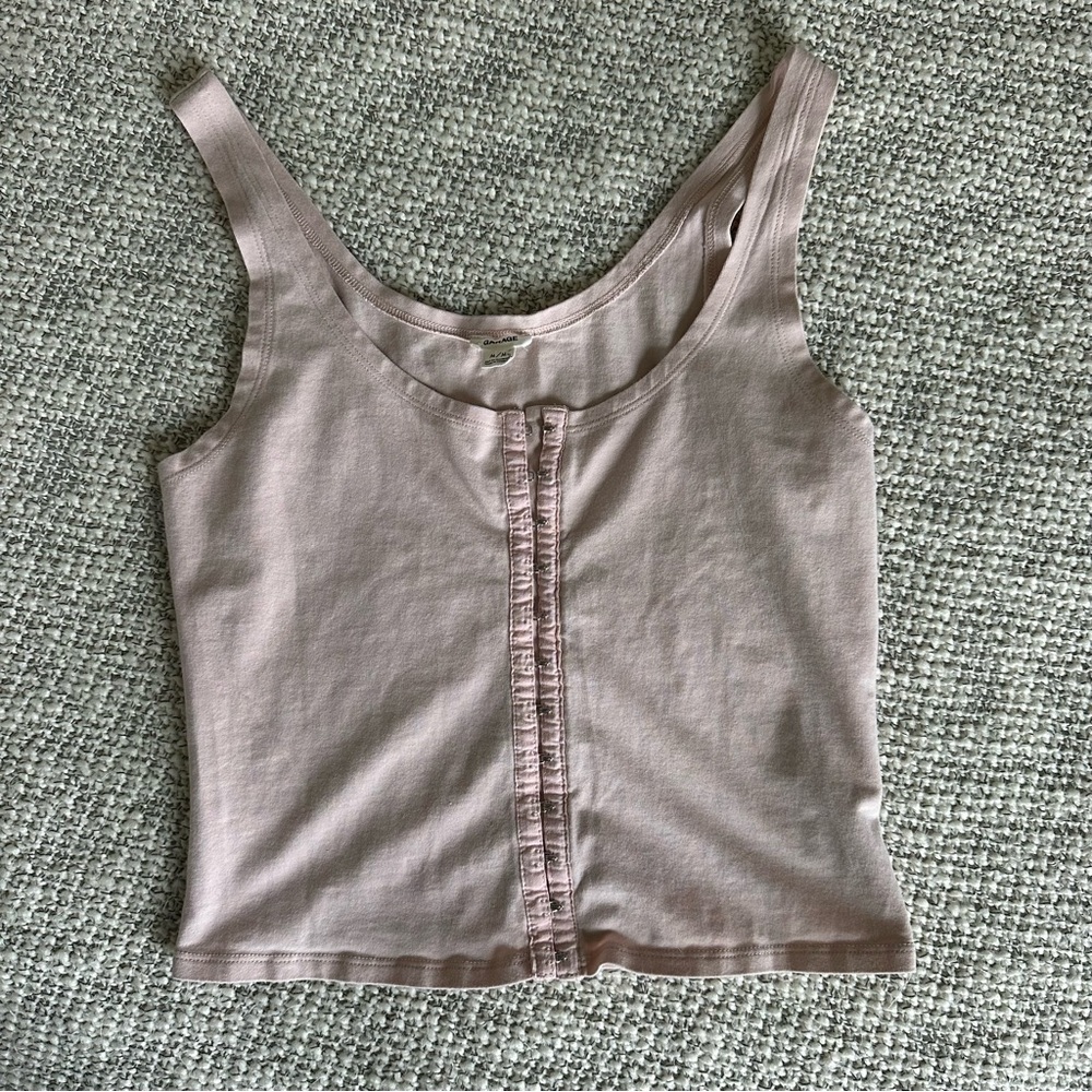 Garage Baby Pink Tank Top